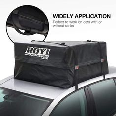 Designed in California 100/% Waterproof Heavy Duty Car /& SUV Roof top Luggage Storage Roof Dry Bag Cargo Carrier Extra Wide Straps FE Active Cargo Rooftop Carrier USA Road Trips Travel Camping