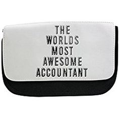 Natural Cotton Shoulder Bag Gift Awesome Accountant