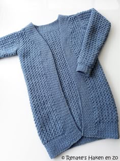 Mode Gebreide artikelen Gehaakte cardigans 24Colours Gehaakte cardigan blauw casual uitstraling Mode Gebreide artikelen Gehaakte cardigans 24Colours Gehaakte cardigan blauw casual uitstraling