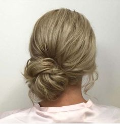 Braid With A Low Side Knot Bun Do Pinterest Bridesmaid Hair 21 Updo Prom Styles Perfect For The Night Bunsprom Hair