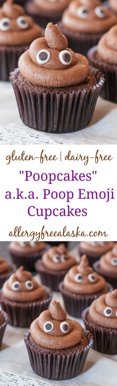 Gluten Free Poopcakes Poop Emoji Cupcakes Gluten Free Poopcakes Poop Emoji Cupcakes