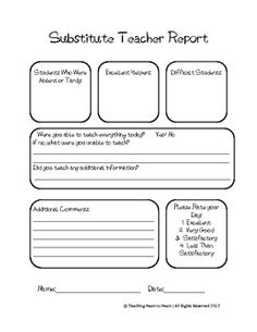 substitute teaching form