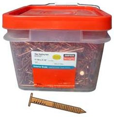 1 1//2/" x 11-GAUGE 4D RING A153-D HOT DIP ROOFING NAILS 5lb