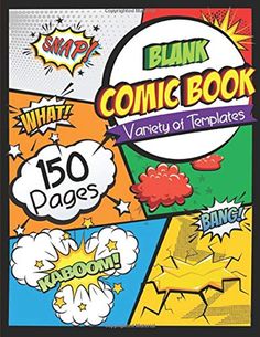 Size 8.5x11 110 Pages Soft Cover Blank Panel Layout: Draw Your Own Comics Comic Sketch Book Drawing Notebook For Kids /& Adults Multi Strip Template