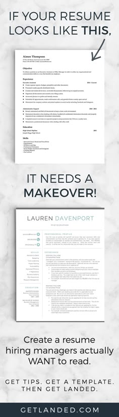 80% of candidates desperately need a resume makeover! Get a resume makeover today with a resume template and resume writing tips that will transform your resume into something hiring managers actually want to read! Resume Makeover, Resume Writing Tips, Resume Writing, Job Interview Tips