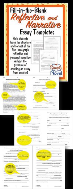 Best Reflective Essay Writing Images School Classroom Narrative Essay And Reflective Essay Templates Fillintheblank Essays I Need Help With My Assignment also Sample Narrative Essay High School Custom Writing Industry