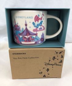 YAH Disney EPCOT Starbucks Mug Version 3 You Are Here NWT NIB