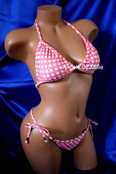 Hustler polka dot g string bikini Missy elliott lick shots