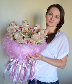 Gallery.ru / Фото #40 - Ручные букеты из игрушек - monier