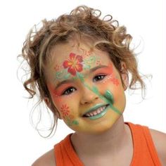Maquillage enfant Fleur pour Carnaval