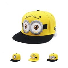 BOY GIRL DESPICABLE ME 2 MINION DAVE KID CHILD ADJUSTABLE BASEBALL HAT CAP NWT
