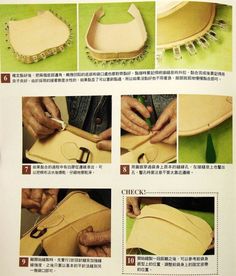 pegar la bolsa de piezas