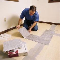 How To Install L And Stick Vinyl Tile That You Can Grout How To Lay A Vinyl Tile Floor