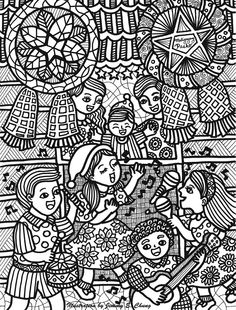Download Parol (Filipino Christmas Lantern) This will be a good craft project to make with the kids next ...