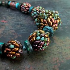 Pastel Charcoal SuperDuo Beads Czech Super duo beads 10g