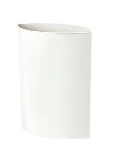 Helit Abfallbehälter Papierkorb H2401405 50l Push-Deckel weiss