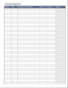43 best check register