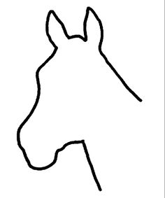 outline of a horse
