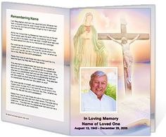 214 best creative memorials with funeral program templates images