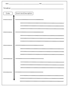 blank vertical timeline