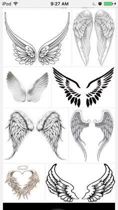 drawings of angel wings to inspire your angelic art in 2018