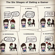 Six Stages Of Dating A Gamer Six Stages Of Dating A Gamer