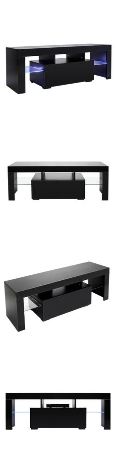 130cm High Gloss Tv Shelves Console Storage Cabinet With 2 Drawers For Living Room Black - High Gloss Grey Storage Cabinets 130cm High Gloss Tv Shelves Console Storage Cabinet With 2 Drawers For Living Room Black - High Gloss Grey Storage Cabinets