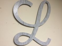 Monogram Letter L Distressed Gray Large Decor Home Wall Wood Letter L Large Decor Home Wall Hanging Nursery