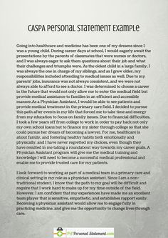 personal statement samples