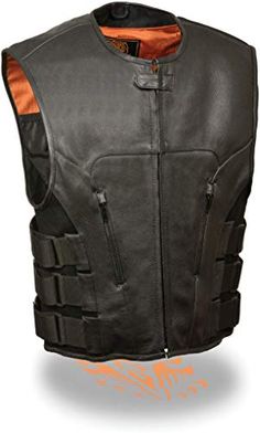 Retro Brown, Size 50 Milwaukee Mens Classic 4 10-Pocket Vest