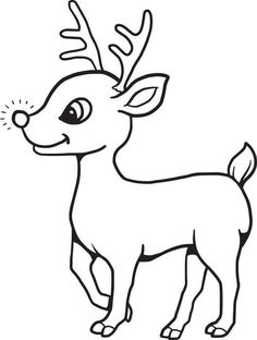 017 ph d038 elegant reindeer art coloring pages pinterest snowman