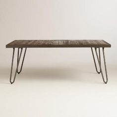 One Of My Favorite Discoveries At Worldmarket Rectangular Wood Rectangular Wood Hairpin Coffee Table World Market