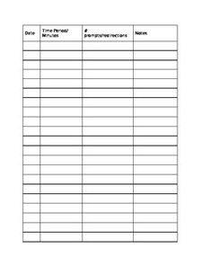 freebie data collection teacch prompts activity pecs pecs data sheets