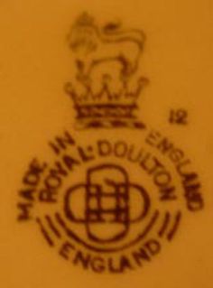 Royal doulton identifying marks dating