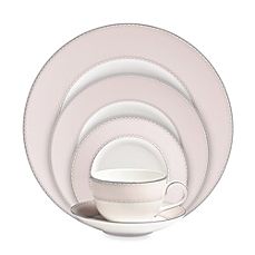 8 Best China Images On Pinterest Dish Sets Bone And Image Of Monique Lhuillier Waterford Dentelle Blush Dinnerware Collection China Sets Mikasa