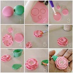 156 Best Fondant Images On Pinterest Pound Cake Toppers And Diy Fondant Flowers Cupcakes Cake Decorating Techniques Tutorials