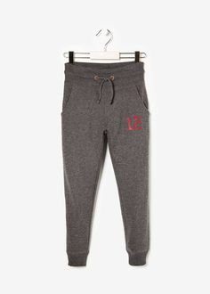 Boys Knit Cotton Sweatpants Casual Sport Drawstring Waist Trousers Outdoor Sport Wear
