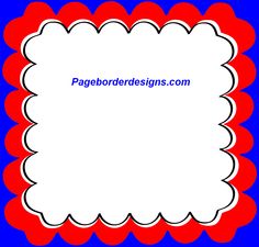 blue border designs