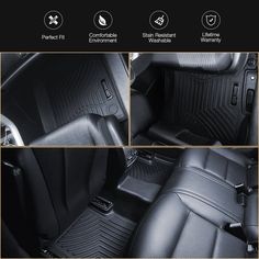 For accord 2004-2019 Car Floor Mats Front Rear Liner Waterproof Auto Mats