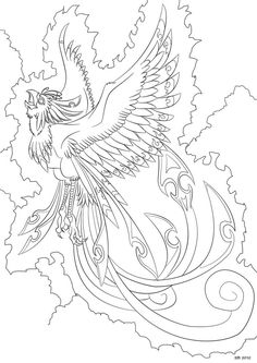 Dark Phoenix Coloring Pages