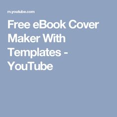 free ebook cover templates