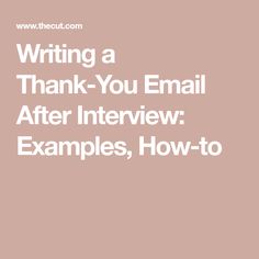 after a great job interview write a killer thank you note speak
