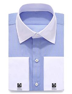 Alimens /& Gentle Mens French Cuff Wing Collar Tuxedo Shirts Regular Fit