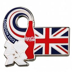LONDON 2012 DAY 5 GOLD MEDAL MOC COCA COLA PIN BADGE