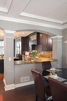Molduras Divisao De Comodos Small Dining Rooms Kitchen Open To Living Room Semi Molduras Divisao De Comodos Small Dining Rooms Kitchen Open To Living Room Semi