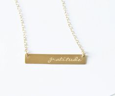Pink Box 3D Vertical Bar Inspirational Necklace Multiple Colors Available Silver All Things GO Through HIM