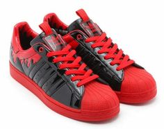 adidas superstar rouge et noir