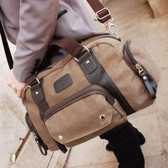 106 Best Men S Bag Images On Pinterest Fashion Handbags Trendy Aliexpress Fashion Coffee Roomy Man Canvas Shoulder Messenger Bag Computer Laptop Compatible Cool Stylish Designer Free Shipping From