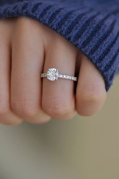 2 00 Ct Round Cut D Si1 Diamond Solitaire Engagement Ring 14k White 30 Utterly Gorgeous Engagement Ring Ideas See More Http Www