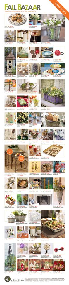 have you heard? Willow House is closing their home decor division ... have you heard? Willow House is closing their home decor division ...